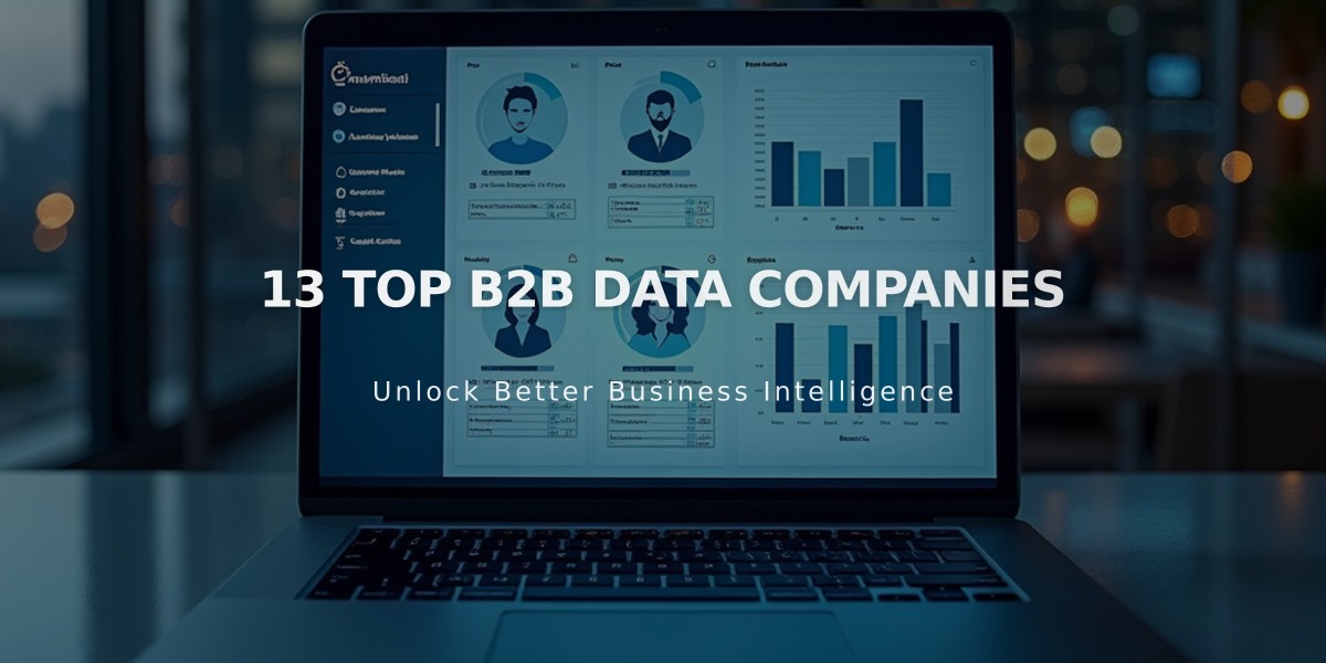 Top 13 B2B Data Companies Transforming Business Intelligence in 2024