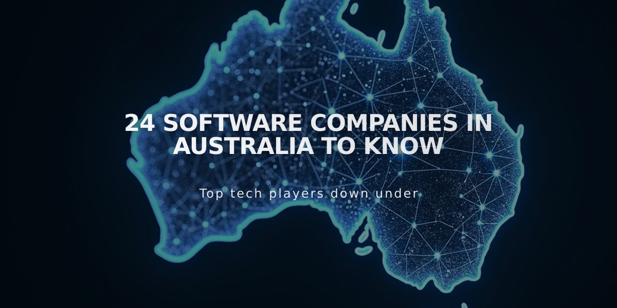 24 Leading Software Companies Revolutionizing Australia's Tech Landscape