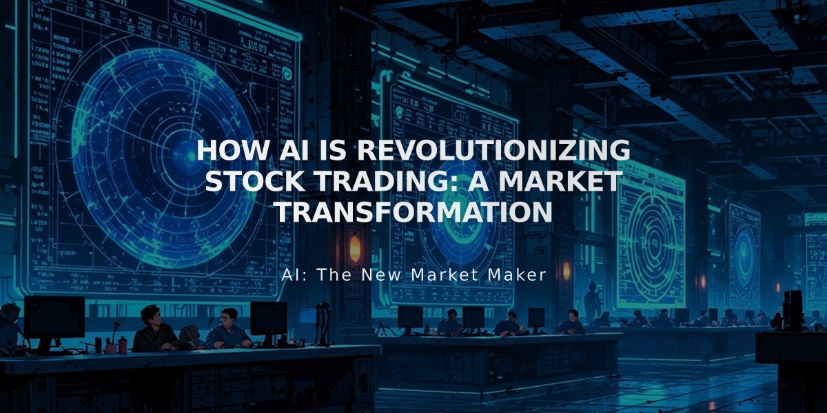 How AI is Revolutionizing Stock Trading: A Market Transformation